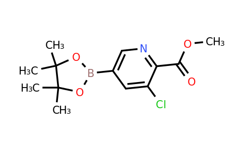 Methyl 3-chloro-5-(4,4,5,5-tetramethyl-1,3,2-dioxaborolan-2-YL)picolinate