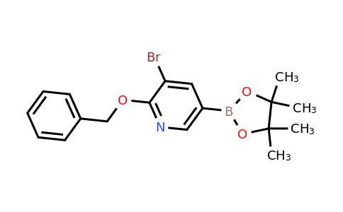 2-(Benzyloxy)-3-bromo-5-(4,4,5,5-tetramethyl-1,3,2-dioxaborolan-2-YL)pyridine