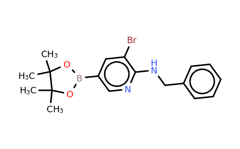 N-benzyl-3-bromo-5-(4,4,5,5-tetramethyl-1,3,2-dioxaborolan-2-YL)pyridin-2-amine