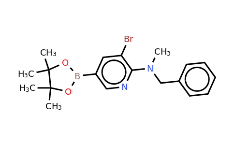 N-benzyl-3-bromo-N-methyl-5-(4,4,5,5-tetramethyl-1,3,2-dioxaborolan-2-YL)pyridin-2-amine