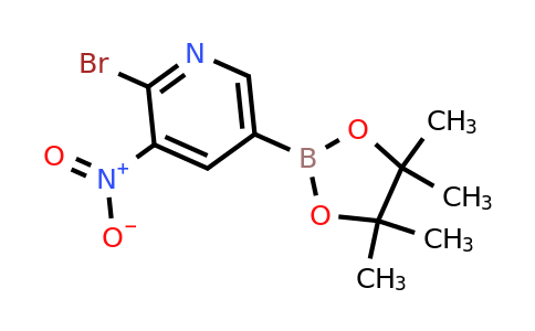 2-Bromo-3-nitro-5-(4,4,5,5-tetramethyl-1,3,2-dioxaborolan-2-YL)pyridine