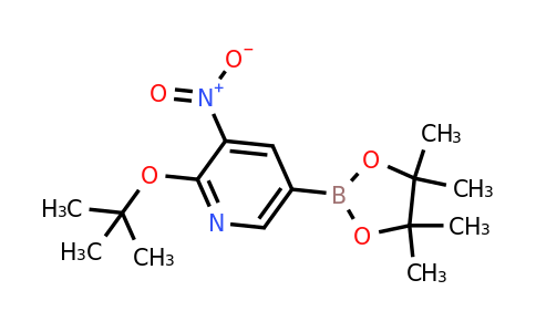 2-Tert-butoxy-3-nitro-5-(4,4,5,5-tetramethyl-1,3,2-dioxaborolan-2-YL)pyridine