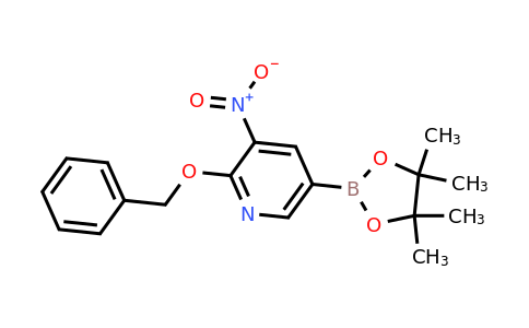 2-(Benzyloxy)-3-nitro-5-(4,4,5,5-tetramethyl-1,3,2-dioxaborolan-2-YL)pyridine