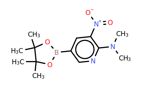 N,N-dimethyl-3-nitro-5-(4,4,5,5-tetramethyl-1,3,2-dioxaborolan-2-YL)pyridin-2-amine