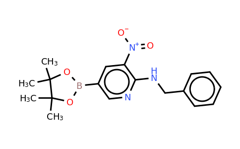 N-benzyl-3-nitro-5-(4,4,5,5-tetramethyl-1,3,2-dioxaborolan-2-YL)pyridin-2-amine