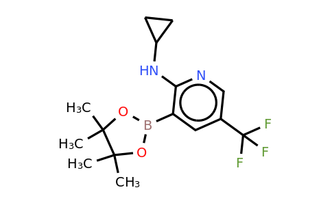 N-cyclopropyl-3-(4,4,5,5-tetramethyl-1,3,2-dioxaborolan-2-YL)-5-(trifluoromethyl)pyridin-2-amine