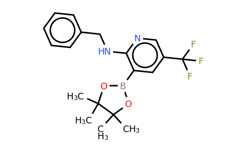 N-benzyl-3-(4,4,5,5-tetramethyl-1,3,2-dioxaborolan-2-YL)-5-(trifluoromethyl)pyridin-2-amine