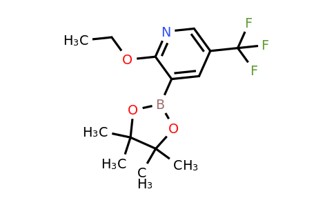 2-Ethoxy-3-(4,4,5,5-tetramethyl-1,3,2-dioxaborolan-2-YL)-5-(trifluoromethyl)pyridine