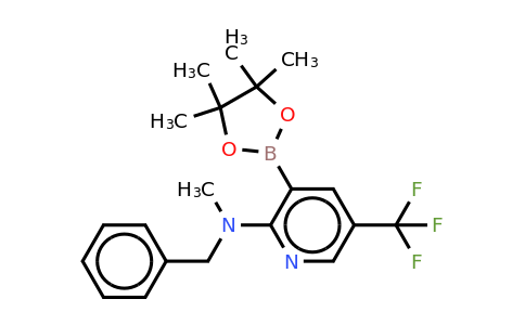 N-benzyl-N-methyl-3-(4,4,5,5-tetramethyl-1,3,2-dioxaborolan-2-YL)-5-(trifluoromethyl)pyridin-2-amine