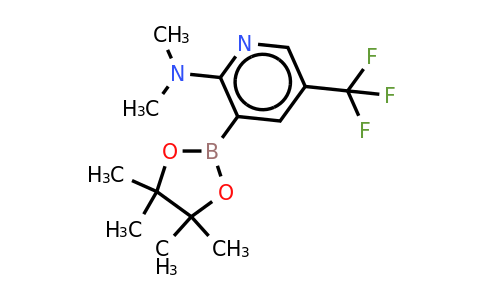 N,N-dimethyl-3-(4,4,5,5-tetramethyl-1,3,2-dioxaborolan-2-YL)-5-(trifluoromethyl)pyridin-2-amine
