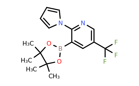 2-(Pyrrol-1-YL)-3-(4,4,5,5-tetramethyl-1,3,2-dioxaborolan-2-YL)-5-(trifluoromethyl)pyridine
