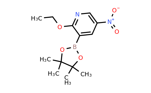2-Ethoxy-5-nitro-3-(4,4,5,5-tetramethyl-1,3,2-dioxaborolan-2-YL)pyridine