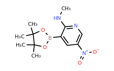 N-methyl-5-nitro-3-(4,4,5,5-tetramethyl-1,3,2-dioxaborolan-2-YL)pyridin-2-amine