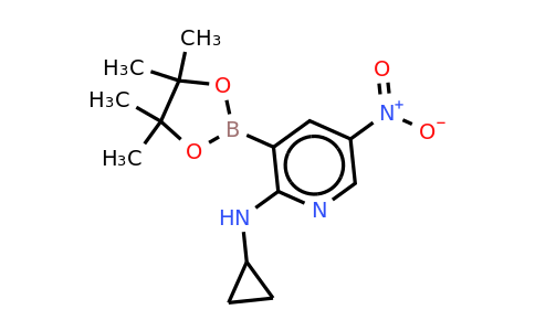 N-cyclopropyl-5-nitro-3-(4,4,5,5-tetramethyl-1,3,2-dioxaborolan-2-YL)pyridin-2-amine