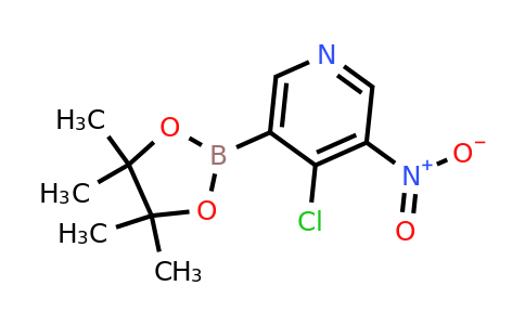4-Chloro-3-nitro-5-(4,4,5,5-tetramethyl-1,3,2-dioxaborolan-2-YL)pyridine