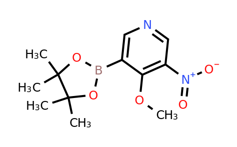 4-Methoxy-3-nitro-5-(4,4,5,5-tetramethyl-1,3,2-dioxaborolan-2-YL)pyridine