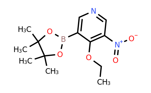 4-Ethoxy-3-nitro-5-(4,4,5,5-tetramethyl-1,3,2-dioxaborolan-2-YL)pyridine