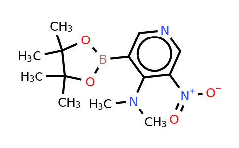 N,N-dimethyl-3-nitro-5-(4,4,5,5-tetramethyl-1,3,2-dioxaborolan-2-YL)pyridin-4-amine