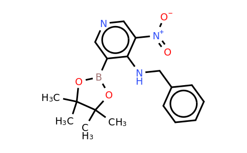 N-benzyl-3-nitro-5-(4,4,5,5-tetramethyl-1,3,2-dioxaborolan-2-YL)pyridin-4-amine
