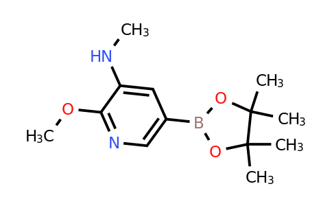 2-Methoxy-N-methyl-5-(4,4,5,5-tetramethyl-1,3,2-dioxaborolan-2-YL)pyridin-3-amine