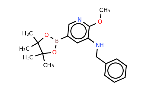 N-benzyl-2-methoxy-5-(4,4,5,5-tetramethyl-1,3,2-dioxaborolan-2-YL)pyridin-3-amine