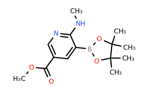 Methyl 6-(methylamino)-5-(4,4,5,5-tetramethyl-1,3,2-dioxaborolan-2-YL)nicotinate