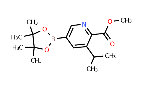 Methyl 3-isopropyl-5-(4,4,5,5-tetramethyl-1,3,2-dioxaborolan-2-YL)picolinate