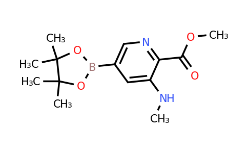 Methyl 3-(methylamino)-5-(4,4,5,5-tetramethyl-1,3,2-dioxaborolan-2-YL)picolinate