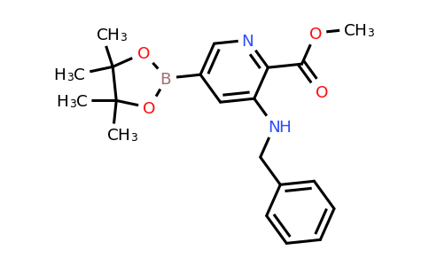 Methyl 3-(benzylamino)-5-(4,4,5,5-tetramethyl-1,3,2-dioxaborolan-2-YL)picolinate