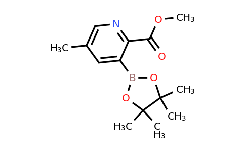 Methyl 5-methyl-3-(4,4,5,5-tetramethyl-1,3,2-dioxaborolan-2-YL)picolinate