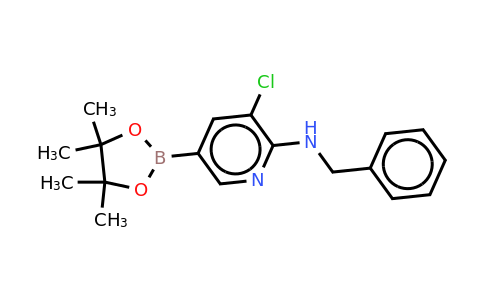 N-benzyl-3-chloro-5-(4,4,5,5-tetramethyl-1,3,2-dioxaborolan-2-YL)pyridin-2-amine