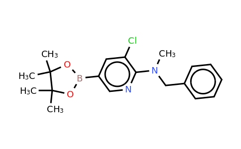 N-benzyl-3-chloro-N-methyl-5-(4,4,5,5-tetramethyl-1,3,2-dioxaborolan-2-YL)pyridin-2-amine