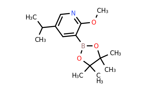 5-Isopropyl-2-methoxy-3-(4,4,5,5-tetramethyl-1,3,2-dioxaborolan-2-YL)pyridine