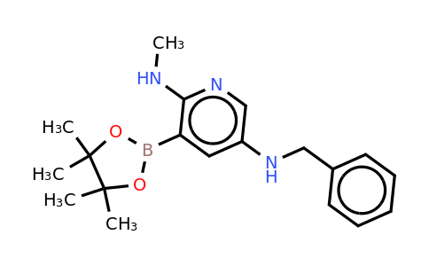 N5-benzyl-N2-methyl-3-(4,4,5,5-tetramethyl-1,3,2-dioxaborolan-2-YL)pyridine-2,5-diamine