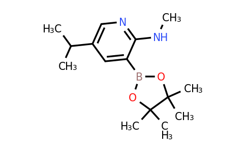5-Isopropyl-N-methyl-3-(4,4,5,5-tetramethyl-1,3,2-dioxaborolan-2-YL)pyridin-2-amine
