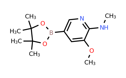 3-Methoxy-N-methyl-5-(4,4,5,5-tetramethyl-1,3,2-dioxaborolan-2-YL)pyridin-2-amine