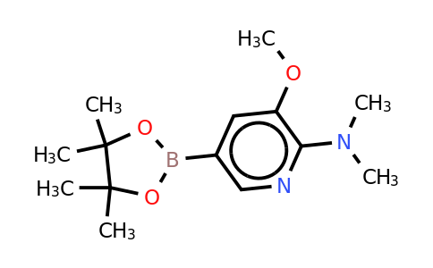 3-Methoxy-N,n-dimethyl-5-(4,4,5,5-tetramethyl-1,3,2-dioxaborolan-2-YL)pyridin-2-amine