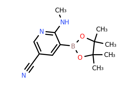 6-(Methylamino)-5-(4,4,5,5-tetramethyl-1,3,2-dioxaborolan-2-YL)nicotinonitrile