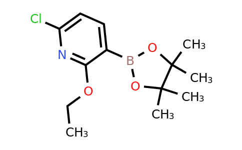 6-Chloro-2-ethoxy-3-(4,4,5,5-tetramethyl-1,3,2-dioxaborolan-2-YL)pyridine