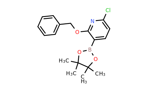 2-(Benzyloxy)-6-chloro-3-(4,4,5,5-tetramethyl-1,3,2-dioxaborolan-2-YL)pyridine