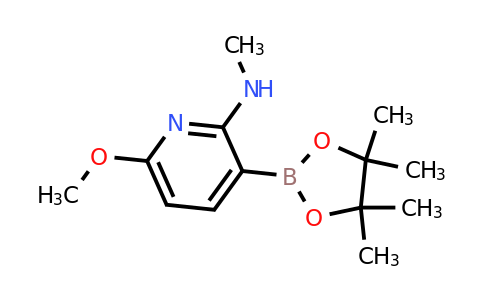 6-Methoxy-N-methyl-3-(4,4,5,5-tetramethyl-1,3,2-dioxaborolan-2-YL)pyridin-2-amine