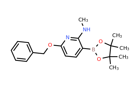 6-(Benzyloxy)-N-methyl-3-(4,4,5,5-tetramethyl-1,3,2-dioxaborolan-2-YL)pyridin-2-amine