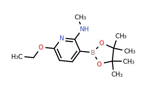 6-Ethoxy-N-methyl-3-(4,4,5,5-tetramethyl-1,3,2-dioxaborolan-2-YL)pyridin-2-amine