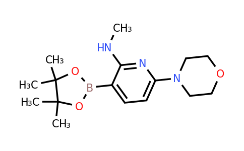 N-methyl-6-morpholino-3-(4,4,5,5-tetramethyl-1,3,2-dioxaborolan-2-YL)pyridin-2-amine