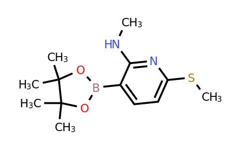 N-methyl-6-(methylthio)-3-(4,4,5,5-tetramethyl-1,3,2-dioxaborolan-2-YL)pyridin-2-amine