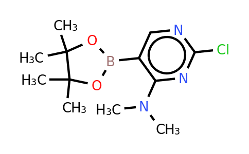 2-Chloro-N,n-dimethyl-5-(4,4,5,5-tetramethyl-1,3,2-dioxaborolan-2-YL)pyrimidin-4-amine