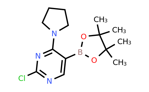 2-Chloro-4-(pyrrolidin-1-YL)-5-(4,4,5,5-tetramethyl-1,3,2-dioxaborolan-2-YL)pyrimidine