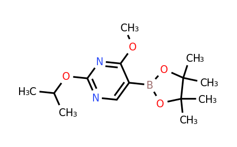2-Isopropoxy-4-methoxy-5-(4,4,5,5-tetramethyl-1,3,2-dioxaborolan-2-YL)pyrimidine
