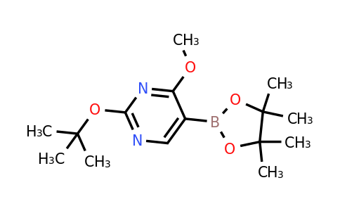 2-Tert-butoxy-4-methoxy-5-(4,4,5,5-tetramethyl-1,3,2-dioxaborolan-2-YL)pyrimidine