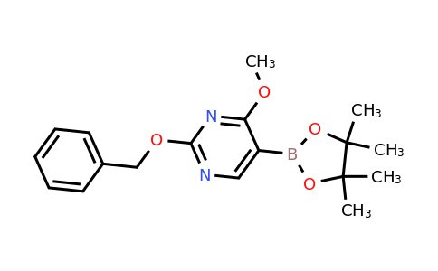 2-(Benzyloxy)-4-methoxy-5-(4,4,5,5-tetramethyl-1,3,2-dioxaborolan-2-YL)pyrimidine